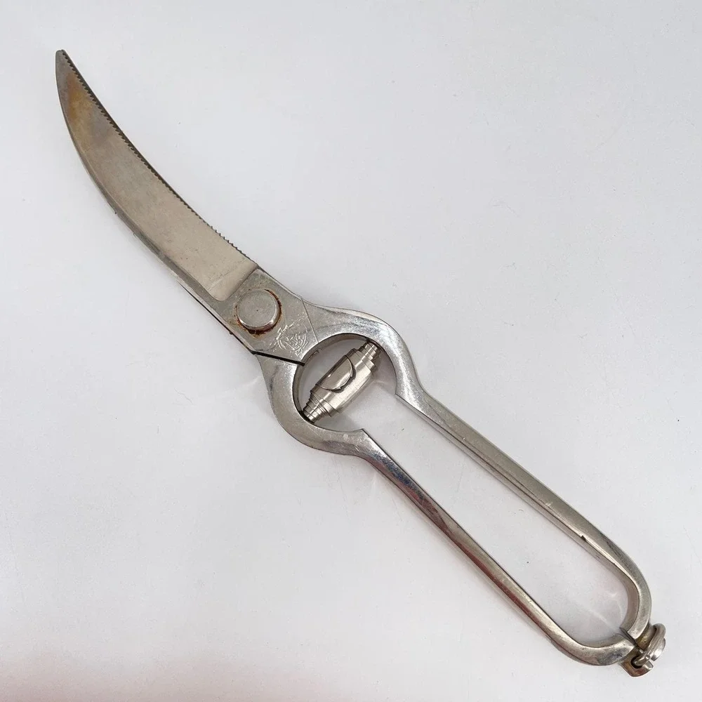 Plated Carbon Steel SL Co Solingen German Poultry Game Shears Bone Cutter SLC